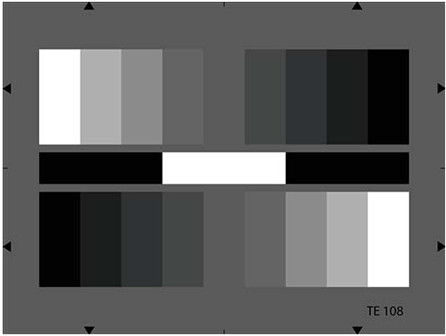 TE-108 OECF optoelectronic conversion function test chart