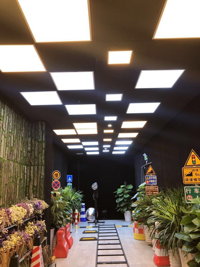 Subjective evaluation tunnel in bright daylight illumination mode